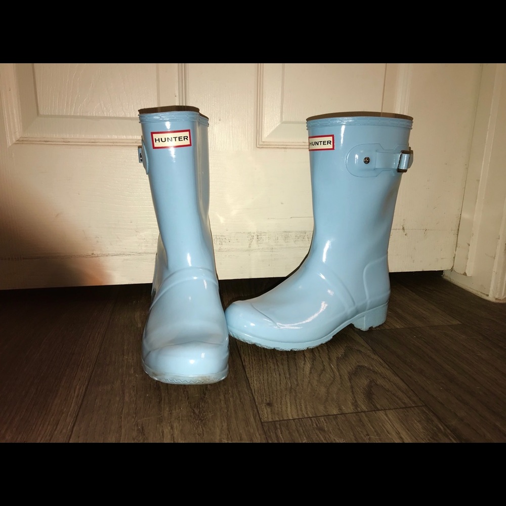Hunter Boots Baby Blue (short bootie)